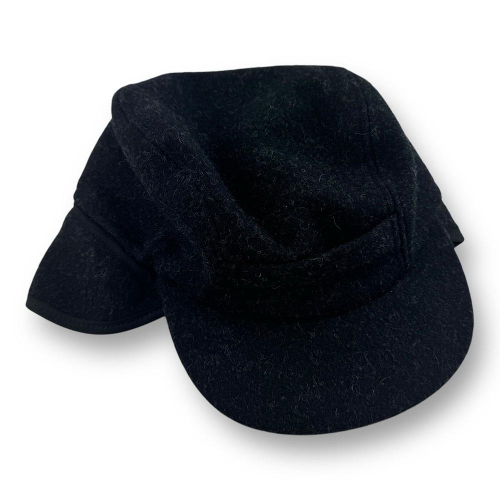 Filson Garment Virgin Wool Trapper Hat Charcoal Men's Size XS/Small